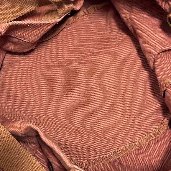 ❤️ FIGS Dark Cherry Burgundy Large Canvas Tote Bag - Picture 4 of 7